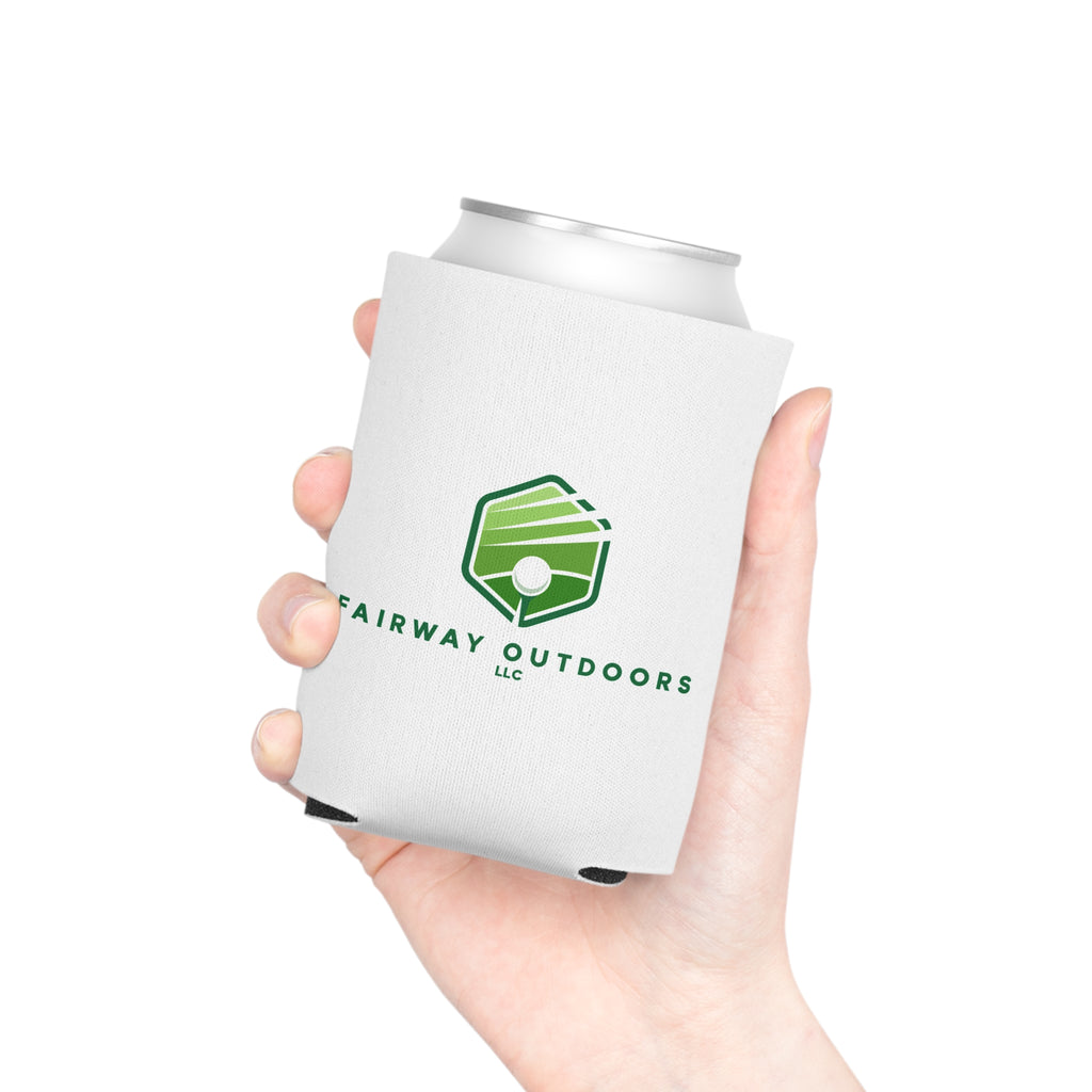 Fairway Outdoors Can Cooler — Golf Logo Beverage Koozie
