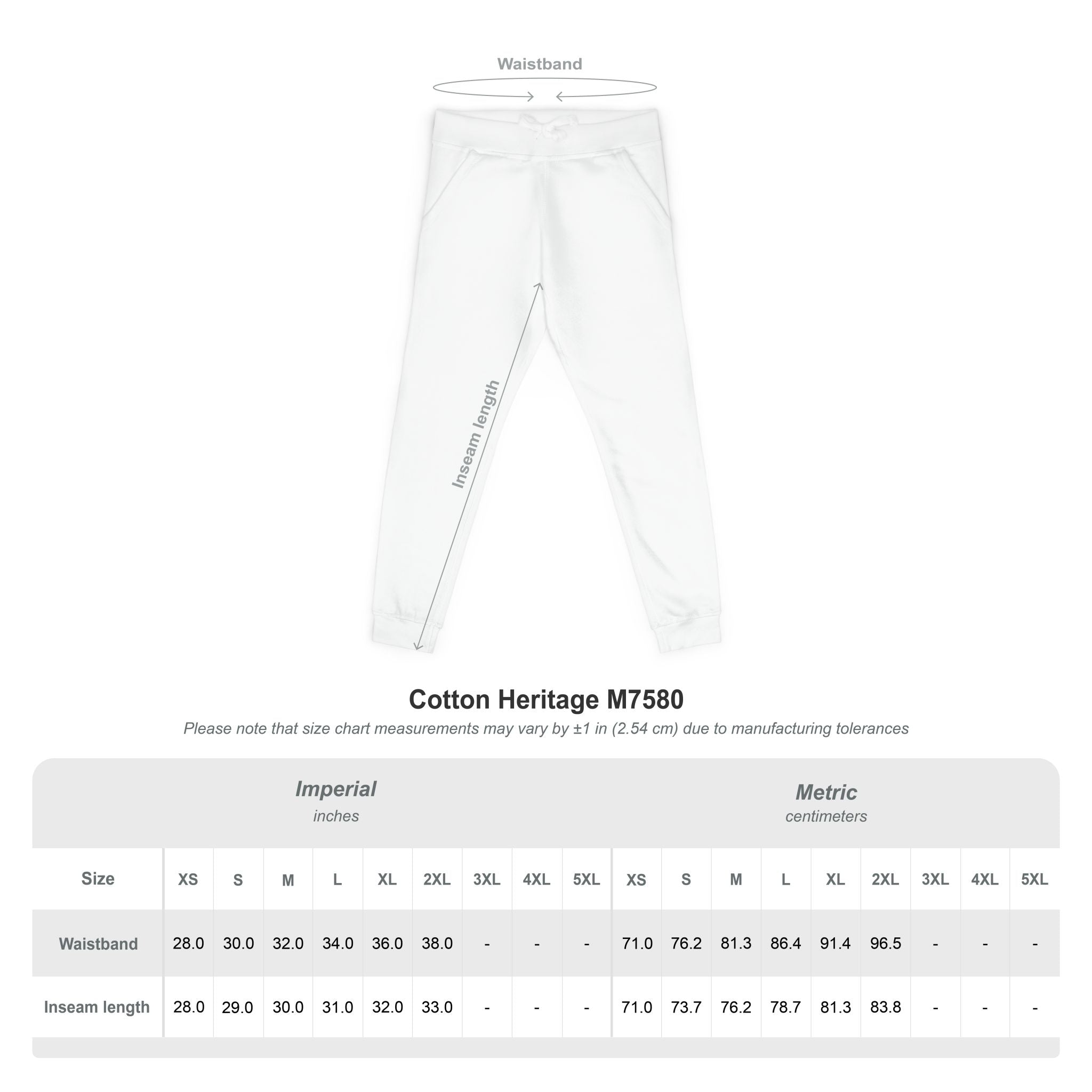 Unisex Fairway Embroidered Fleece Sweatpants