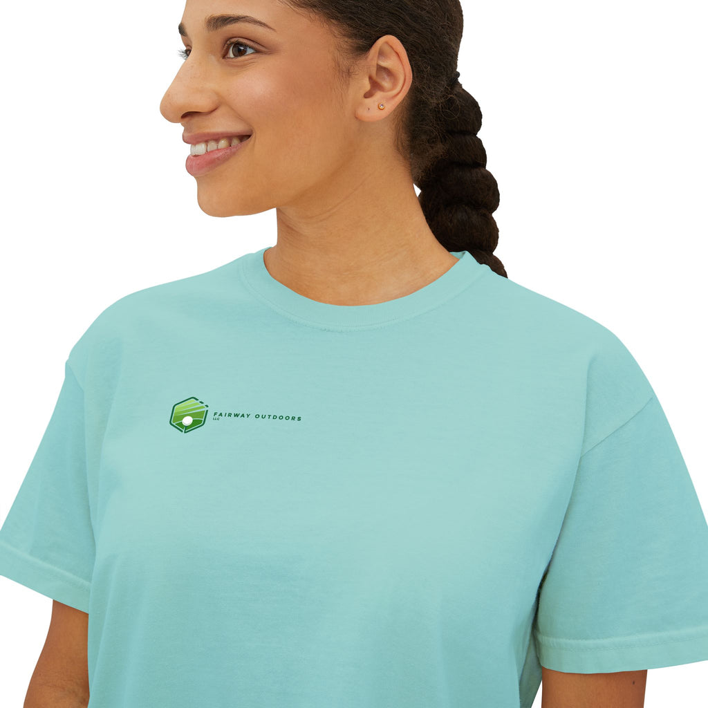 Fairway Boxy Tee — Women's Casual Top