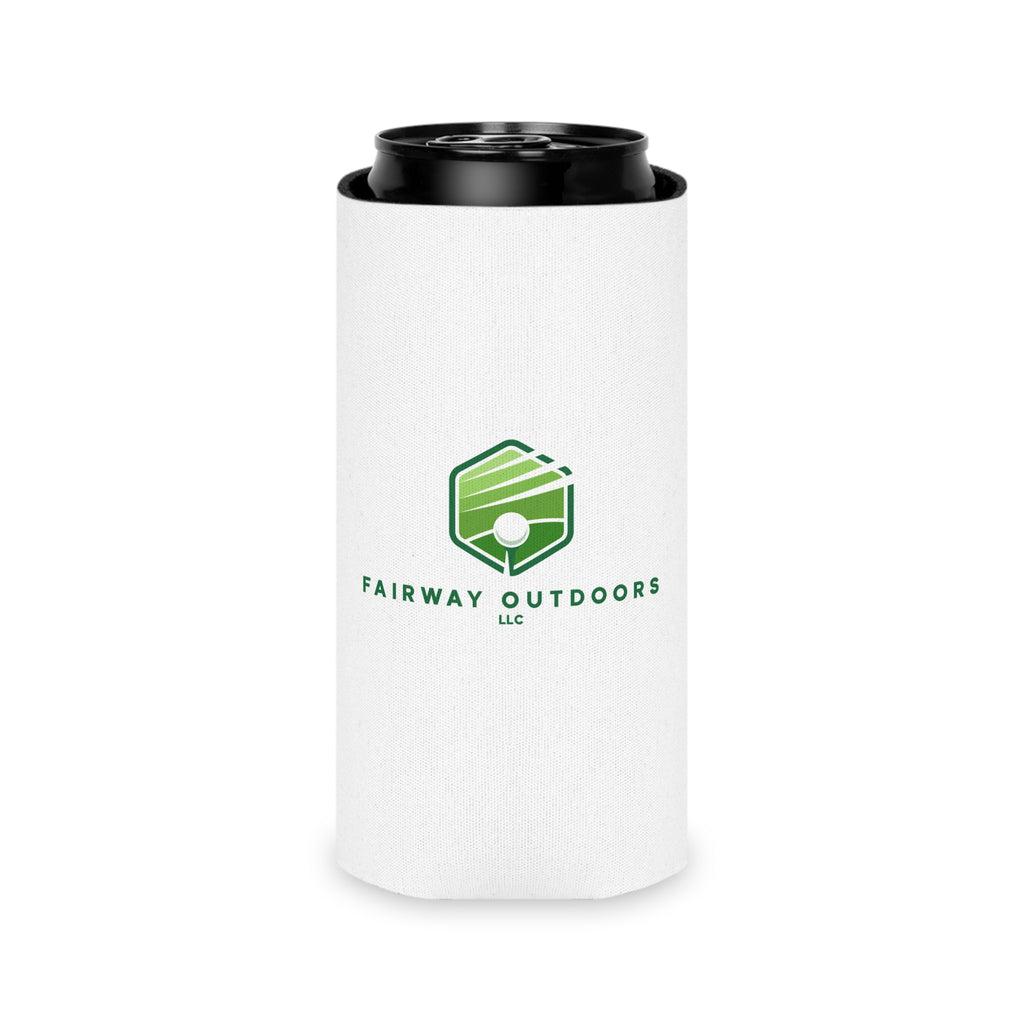 Fairway Outdoors Can Cooler — Golf Logo Beverage Koozie