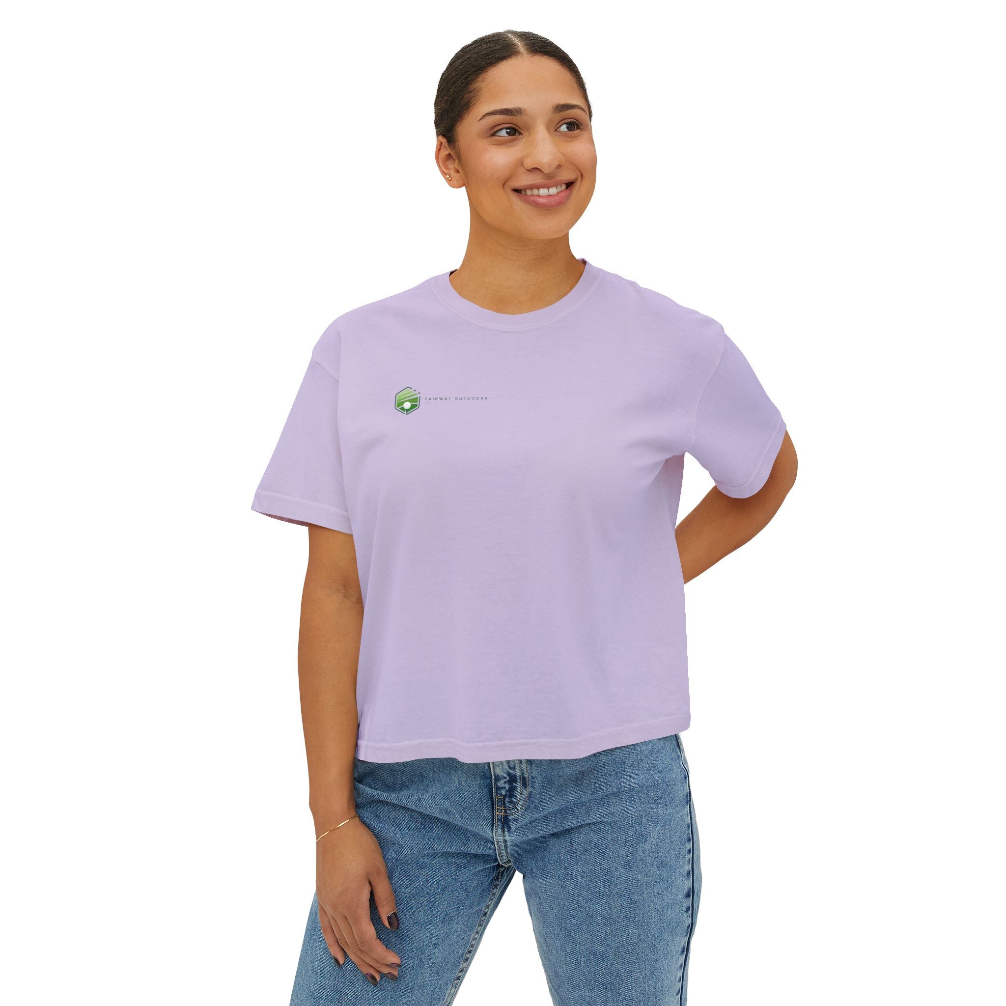 Fairway Boxy Tee — Women's Casual Top
