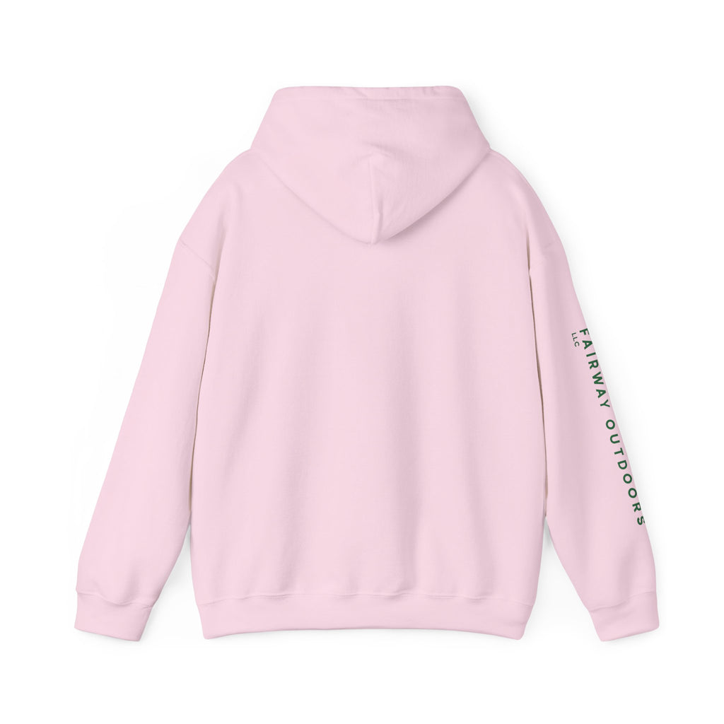 Fairway Outdoors Logo Hoodie — Minimal Golf Pullover Unisex