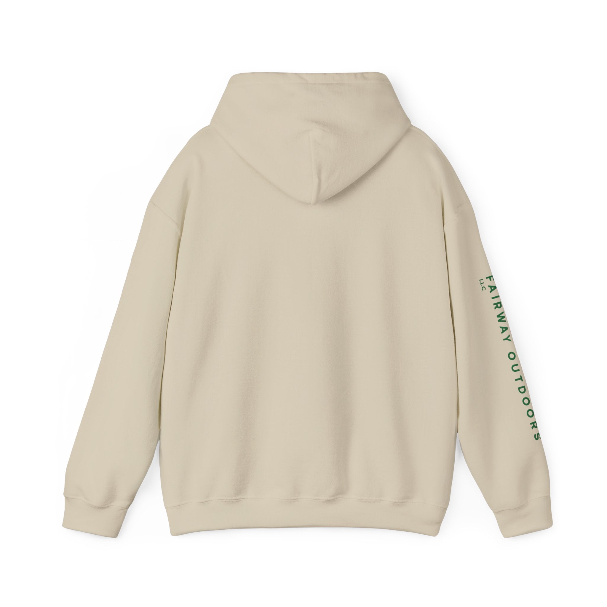 Fairway Outdoors Logo Hoodie — Minimal Golf Pullover Unisex
