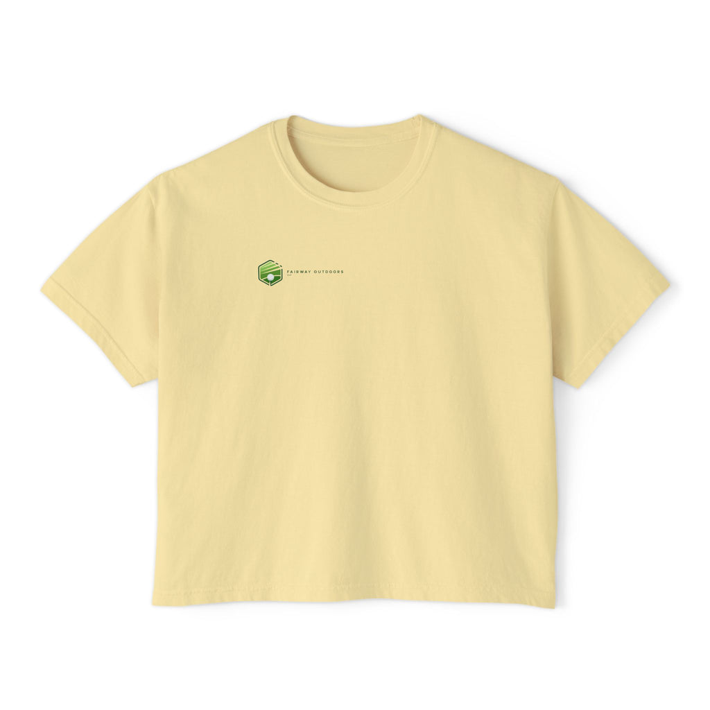 Fairway Boxy Tee — Women's Casual Top