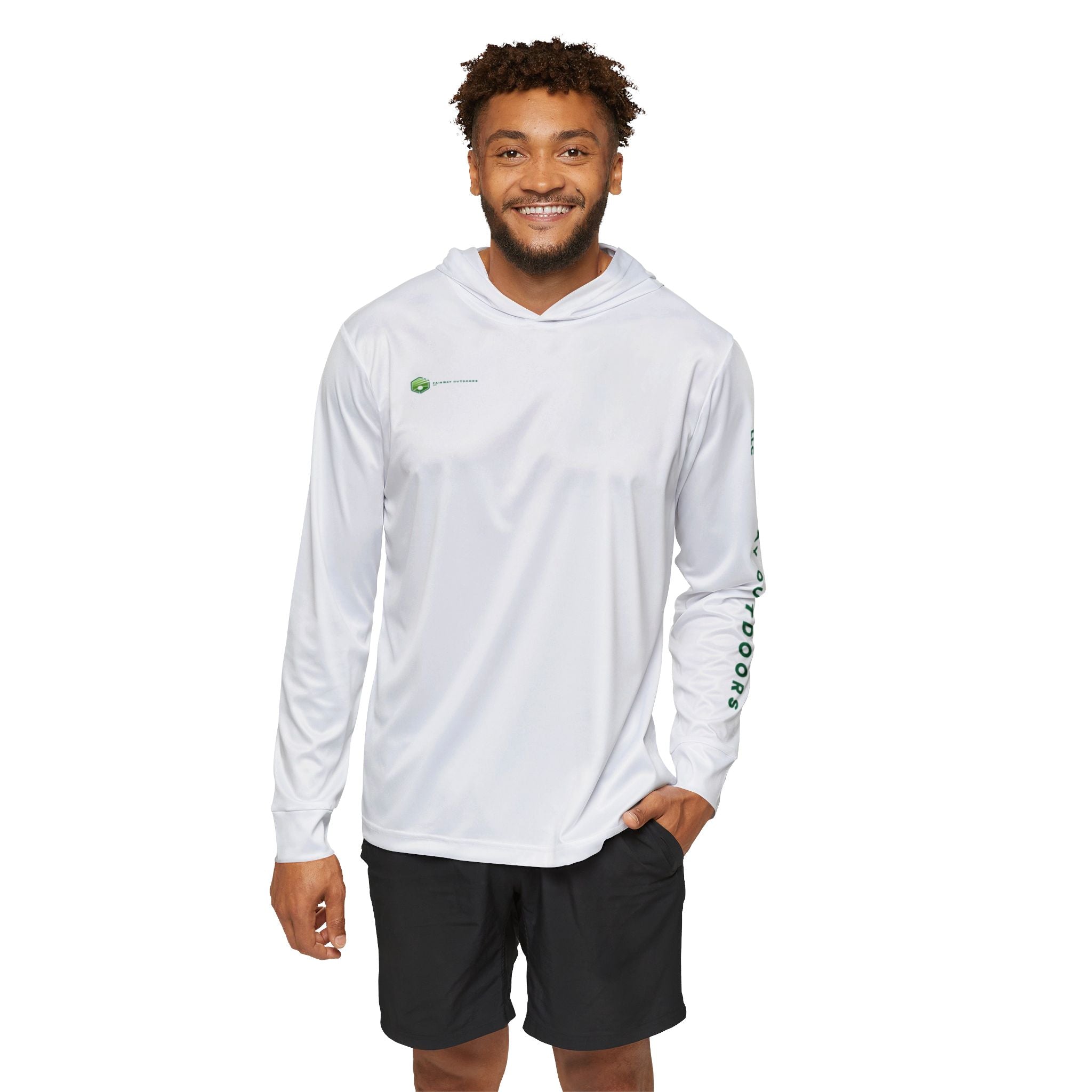 Fairway Outdoors Logo Hoodie — Men's Golf Warmup Shirt
