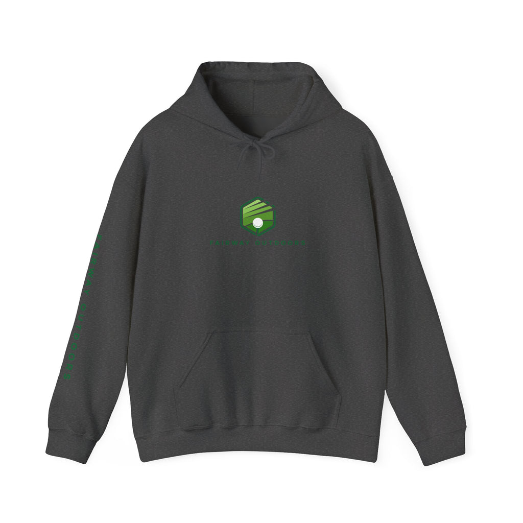Fairway Outdoors Logo Hoodie — Minimal Golf Pullover Unisex