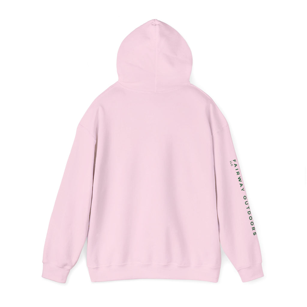Fairway Outdoors Logo Hoodie — Minimal Golf Pullover Unisex