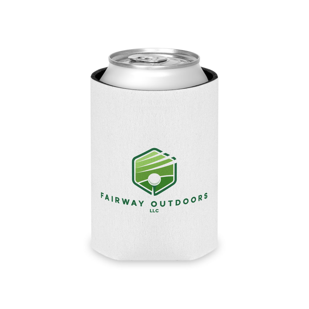 Fairway Outdoors Can Cooler — Golf Logo Beverage Koozie