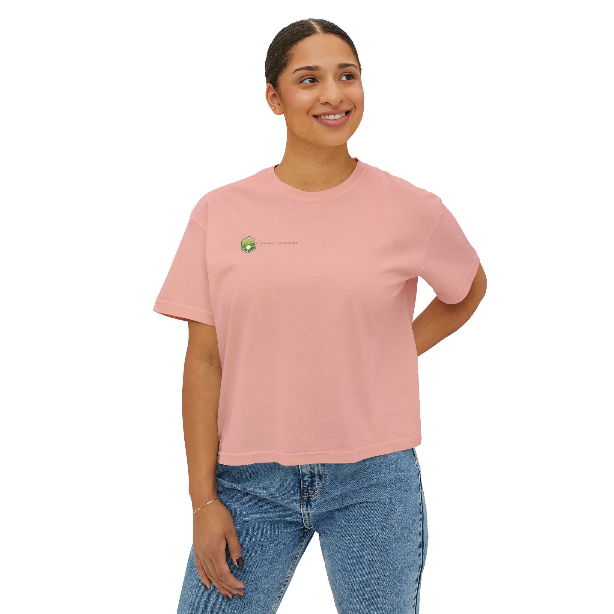 Fairway Boxy Tee — Women's Casual Top
