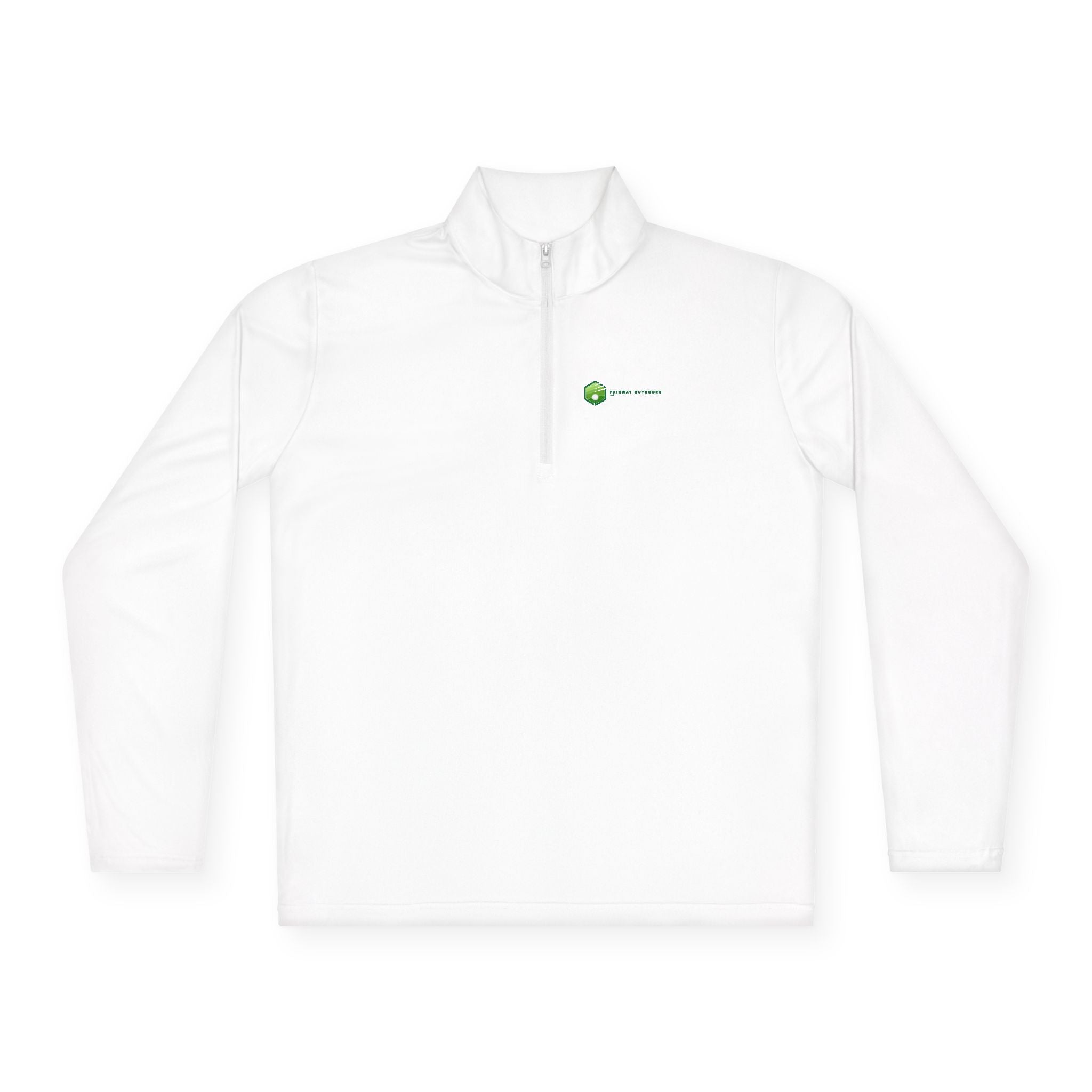 Embroidered Fairway Logo Quarter-Zip Pullover