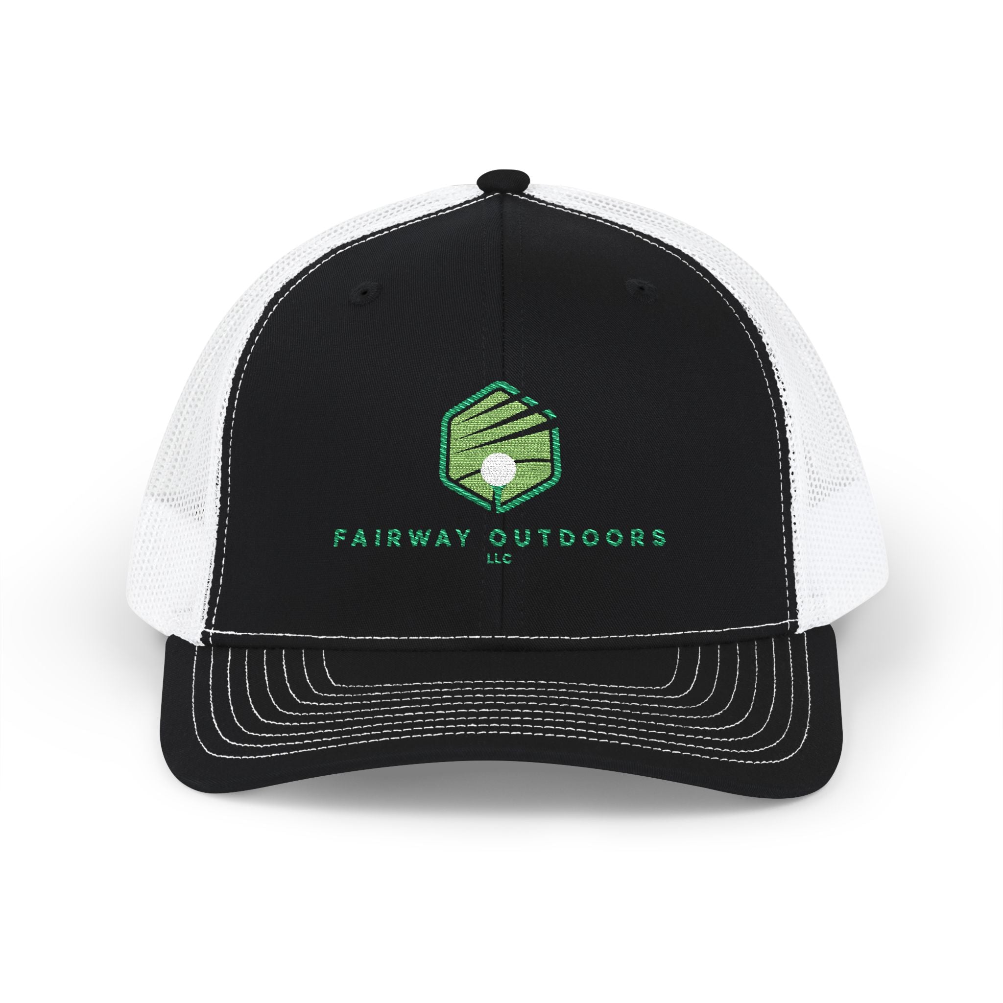 Trucker Cap — Fairway Outdoors Embroidered Golf Logo Snapback