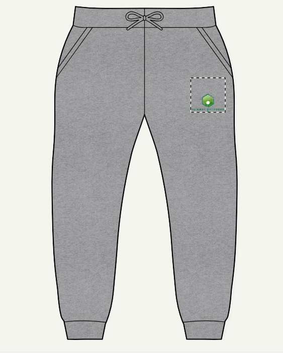 Unisex Fairway Embroidered Fleece Sweatpants
