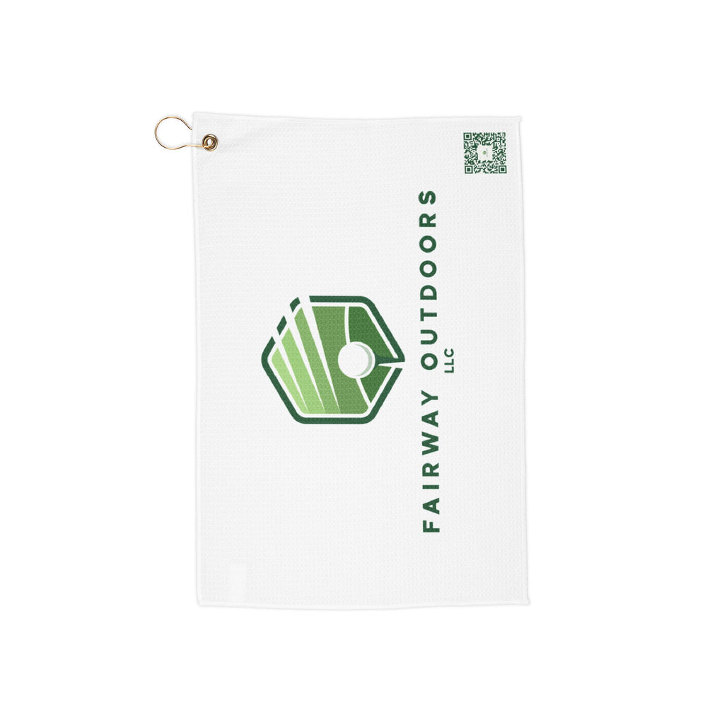 Golf Towel — Fairway Outdoors Logo Microfiber Towel with Grommet & Clip