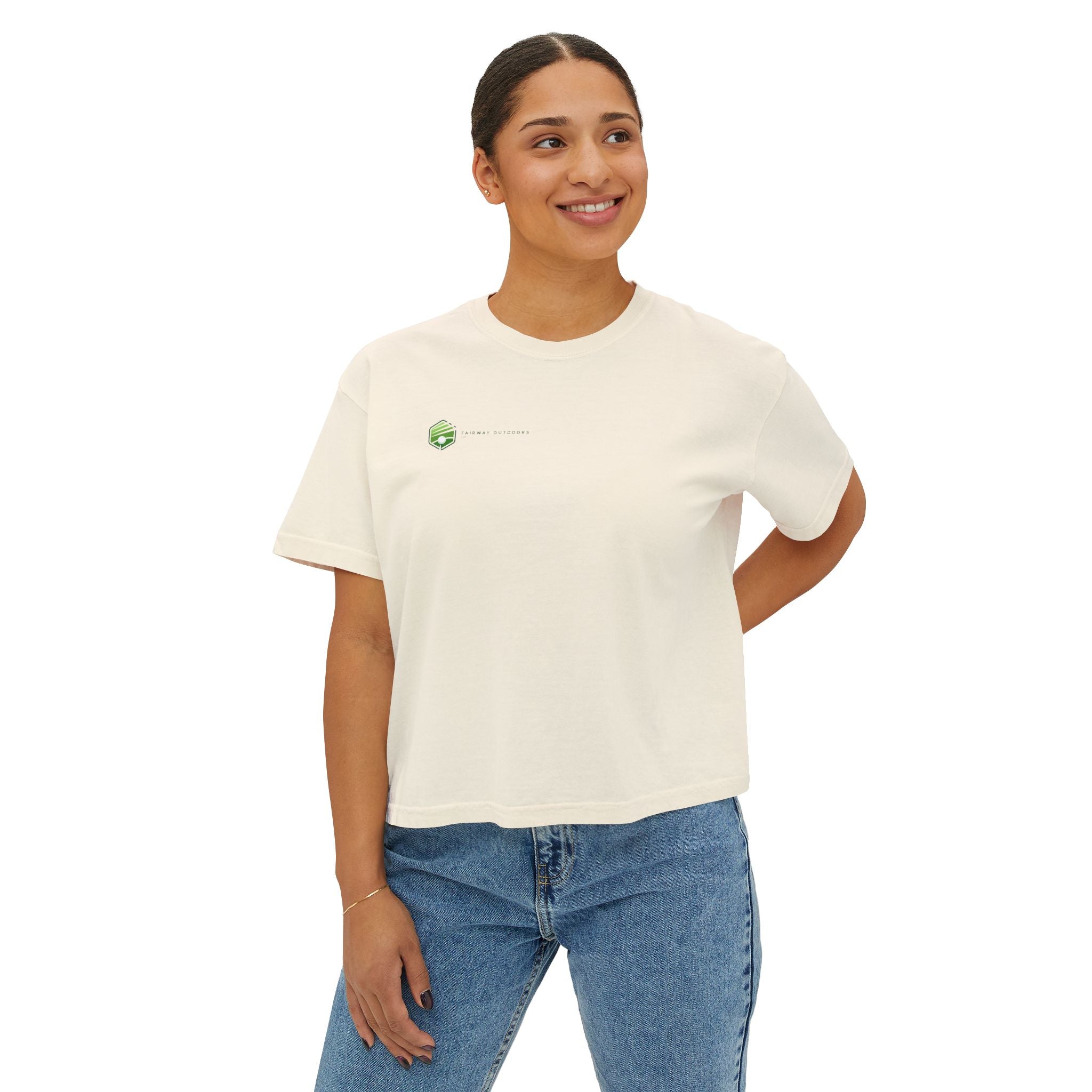 Fairway Boxy Tee — Women's Casual Top