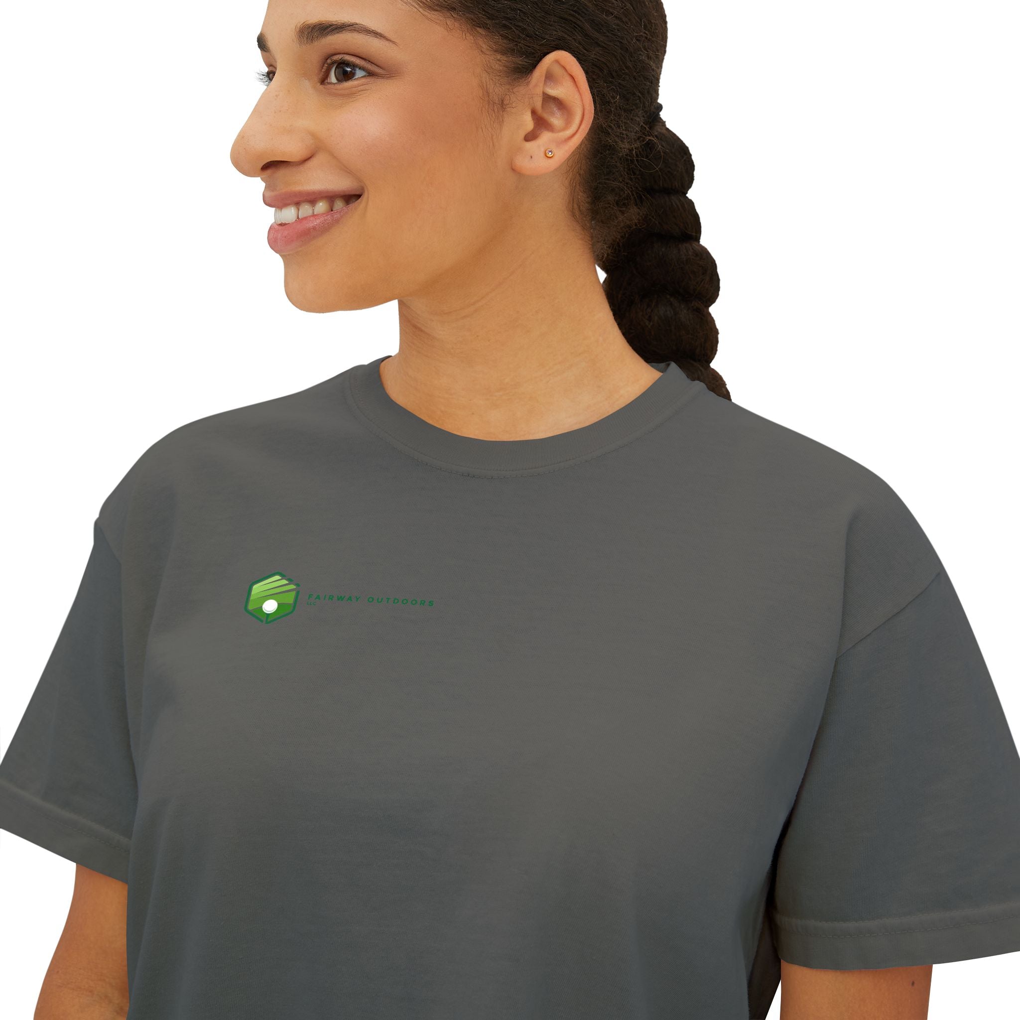 Fairway Boxy Tee — Women's Casual Top