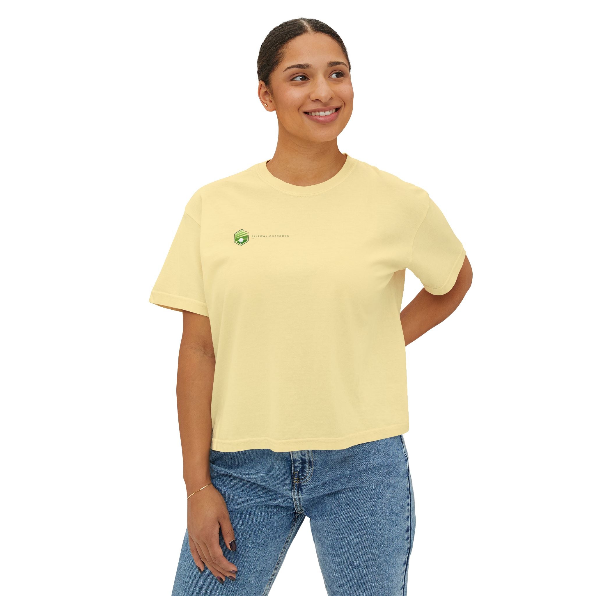 Fairway Boxy Tee — Women's Casual Top