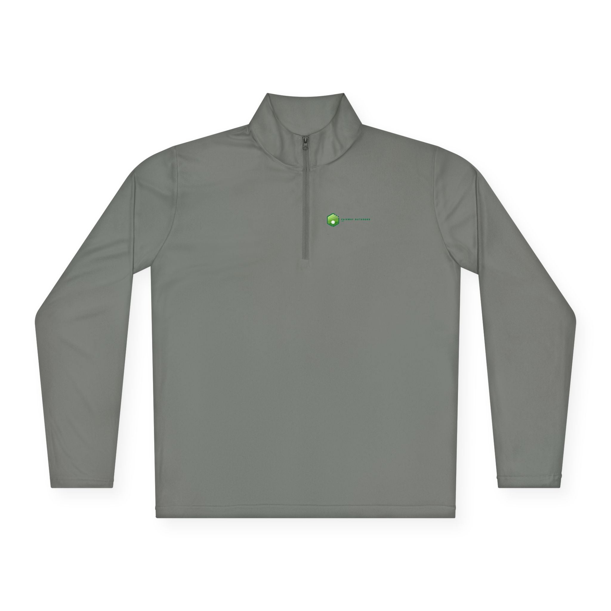 Embroidered Fairway Logo Quarter-Zip Pullover