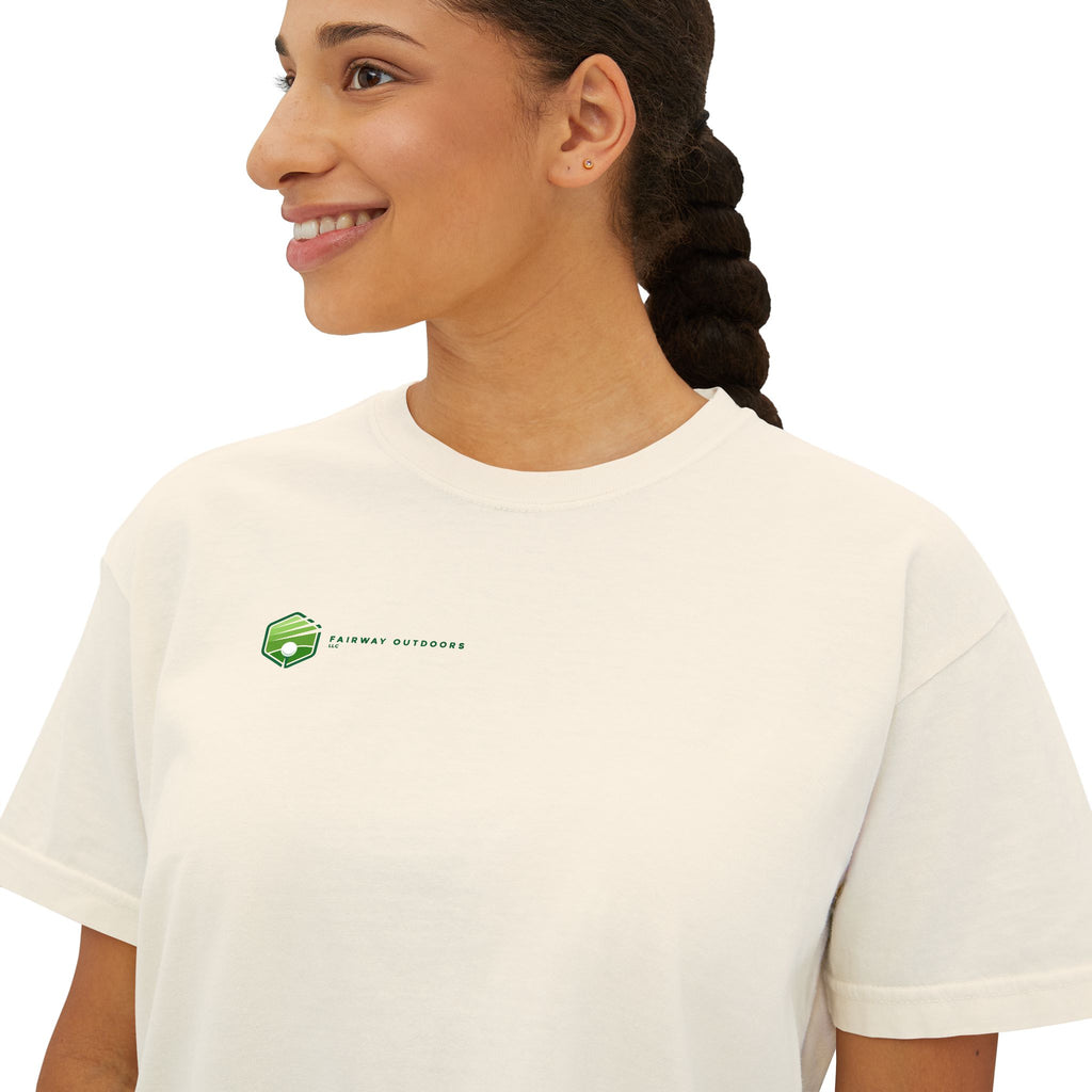 Fairway Boxy Tee — Women's Casual Top