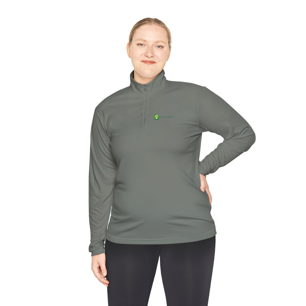 Embroidered Fairway Logo Quarter-Zip Pullover