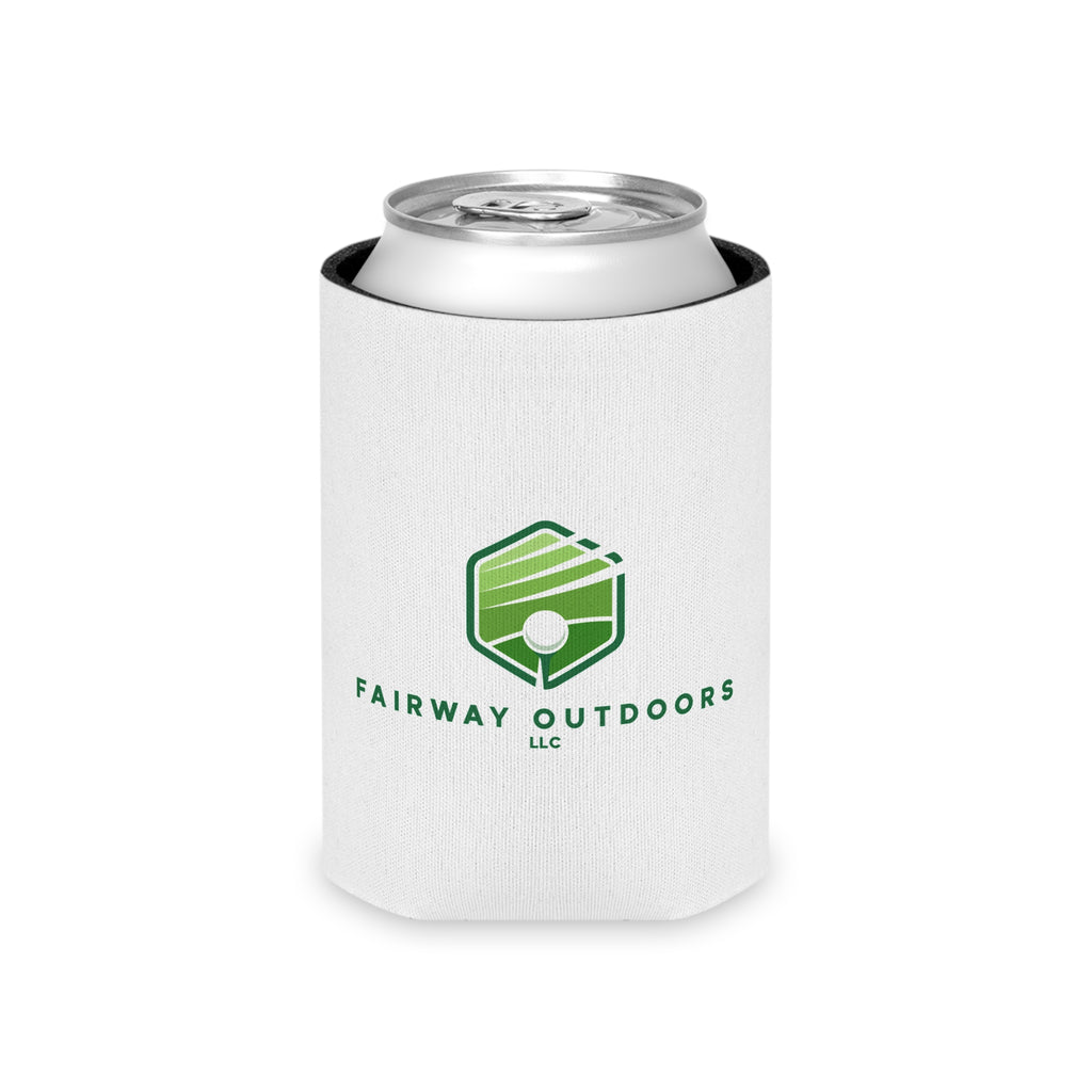 Fairway Outdoors Can Cooler — Golf Logo Beverage Koozie
