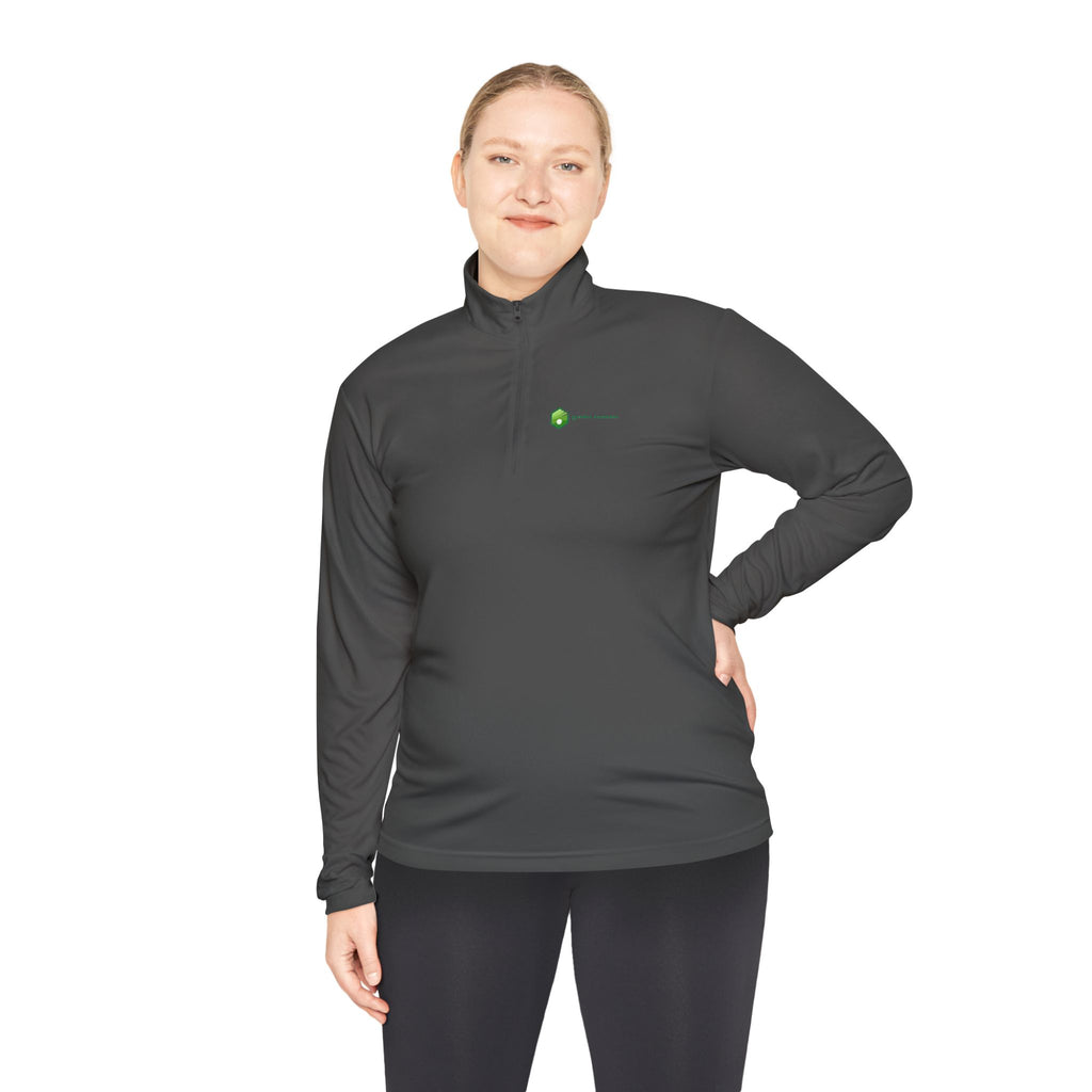 Embroidered Fairway Logo Quarter-Zip Pullover