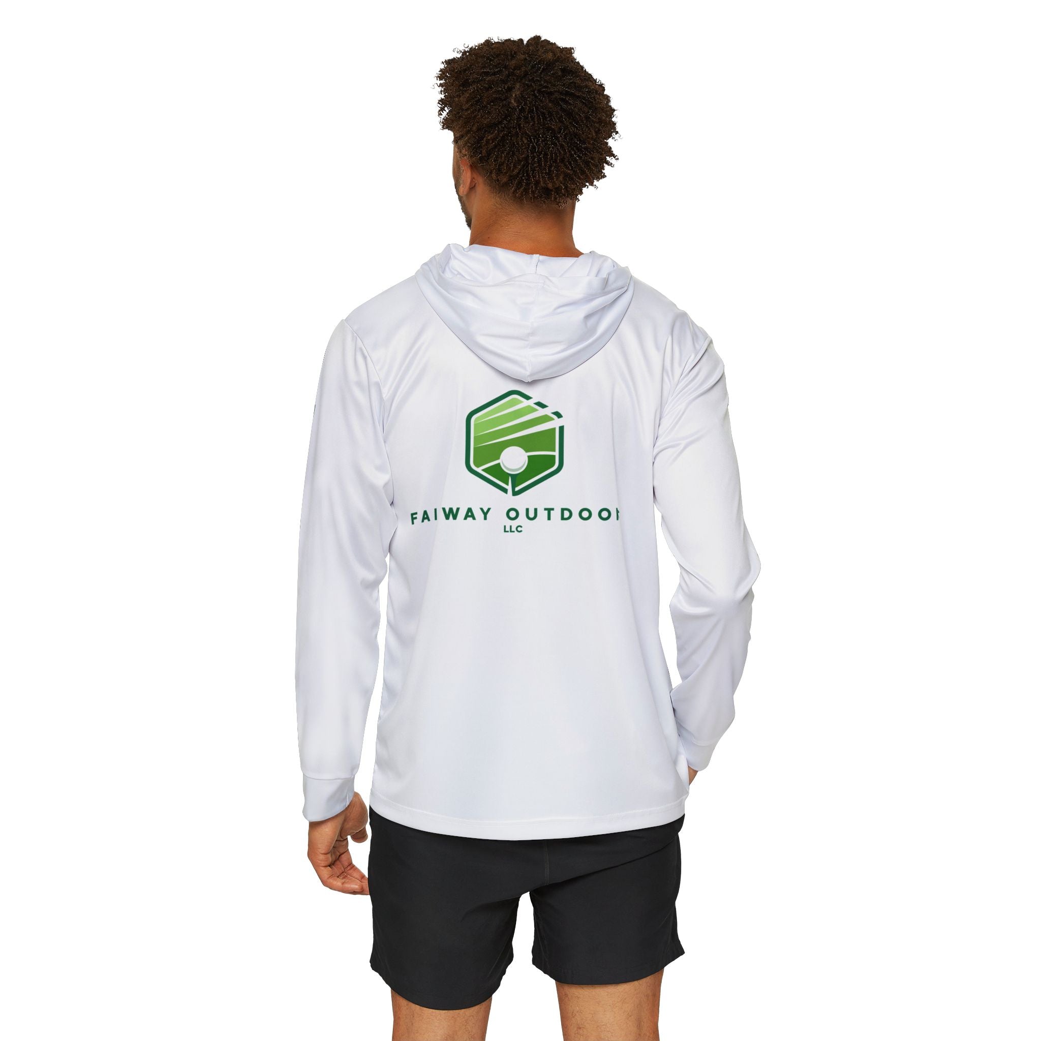 Fairway Outdoors Logo Hoodie — Men's Golf Warmup Shirt
