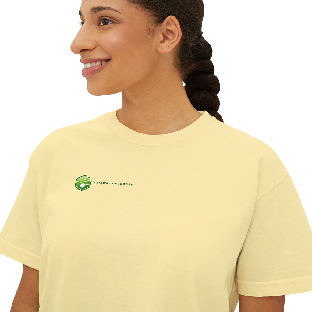 Fairway Boxy Tee — Women's Casual Top