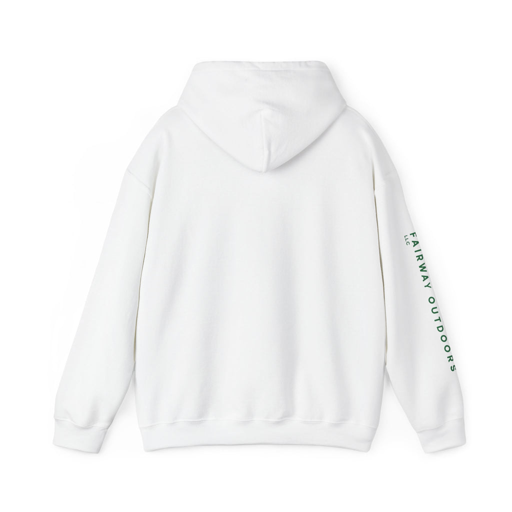 Fairway Outdoors Logo Hoodie — Minimal Golf Pullover Unisex