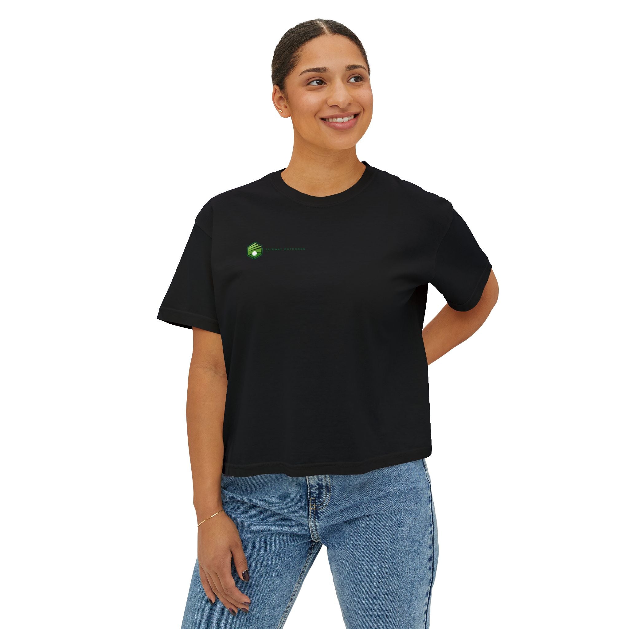 Fairway Boxy Tee — Women's Casual Top