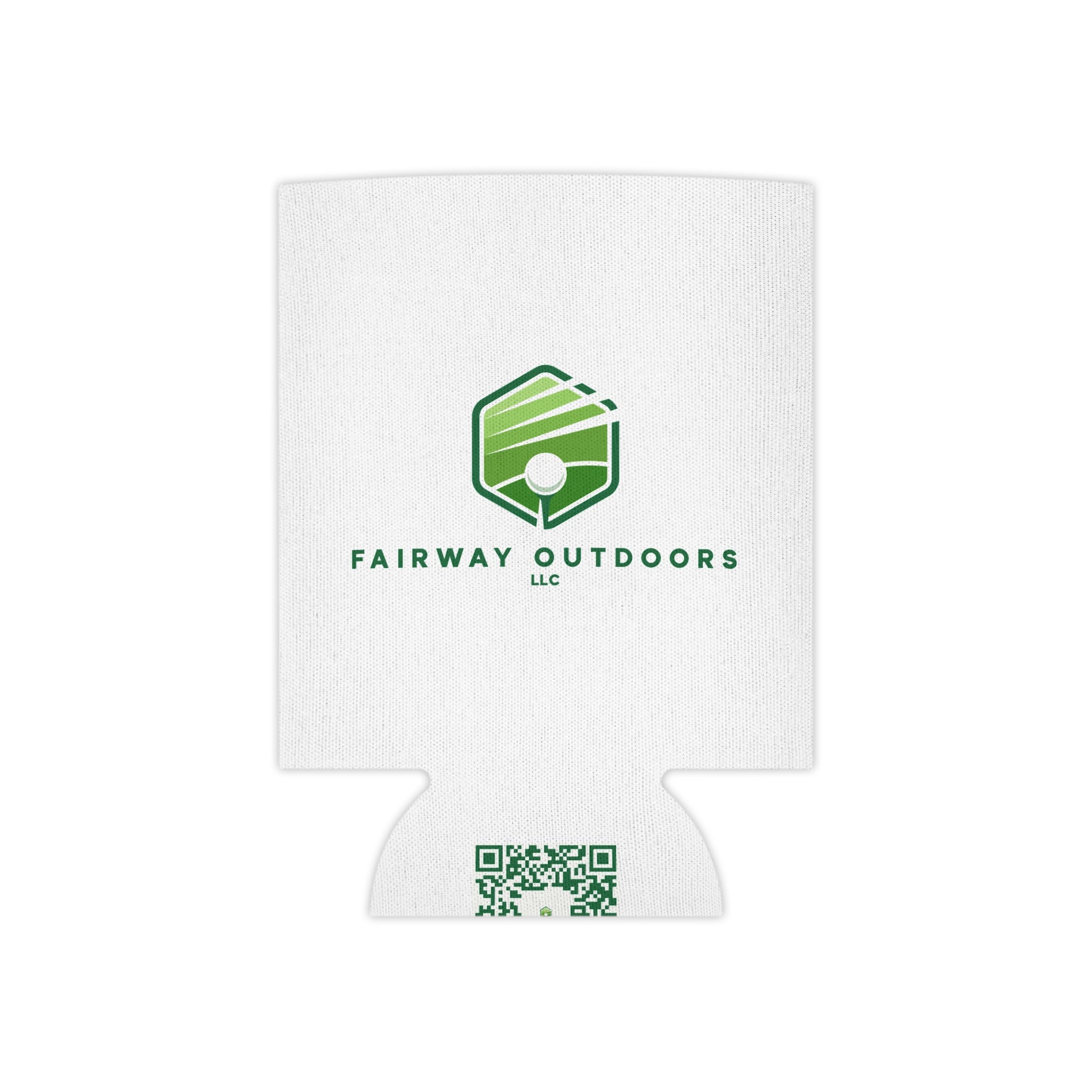 Fairway Outdoors Can Cooler — Golf Logo Beverage Koozie