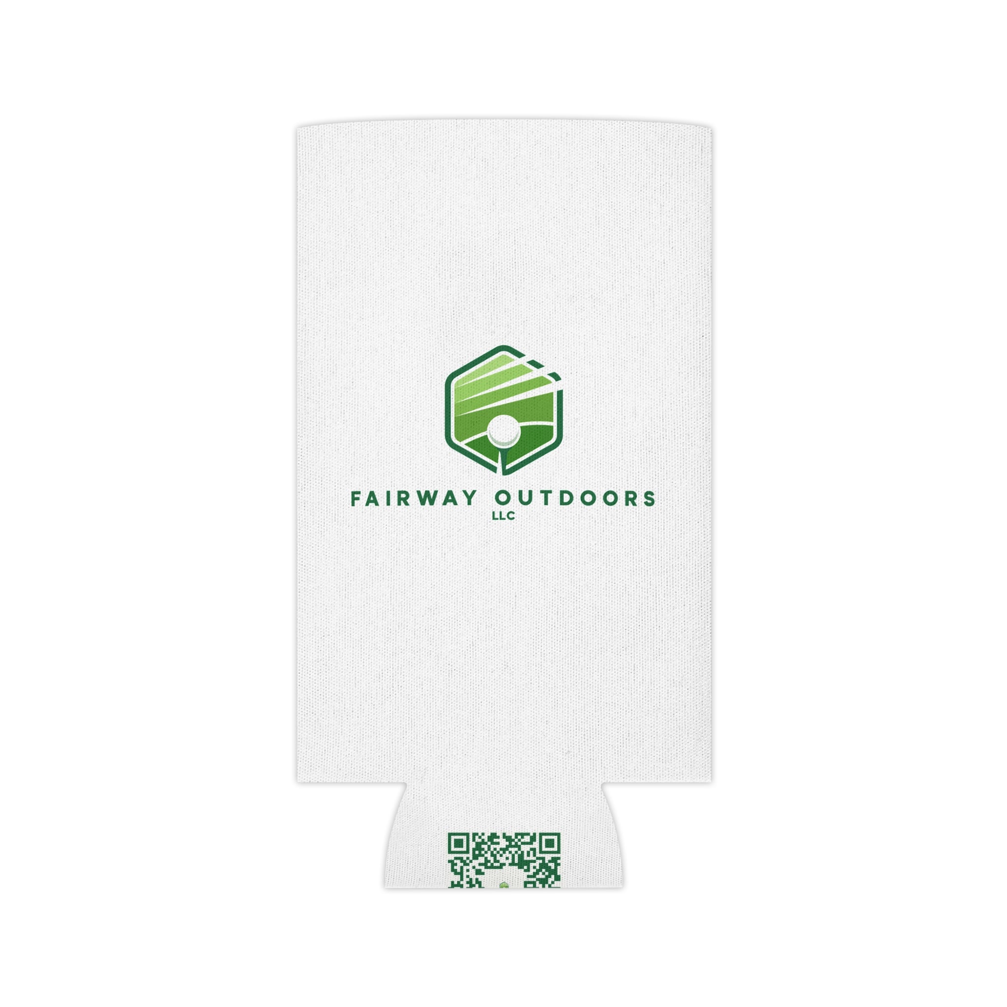 Fairway Outdoors Can Cooler — Golf Logo Beverage Koozie