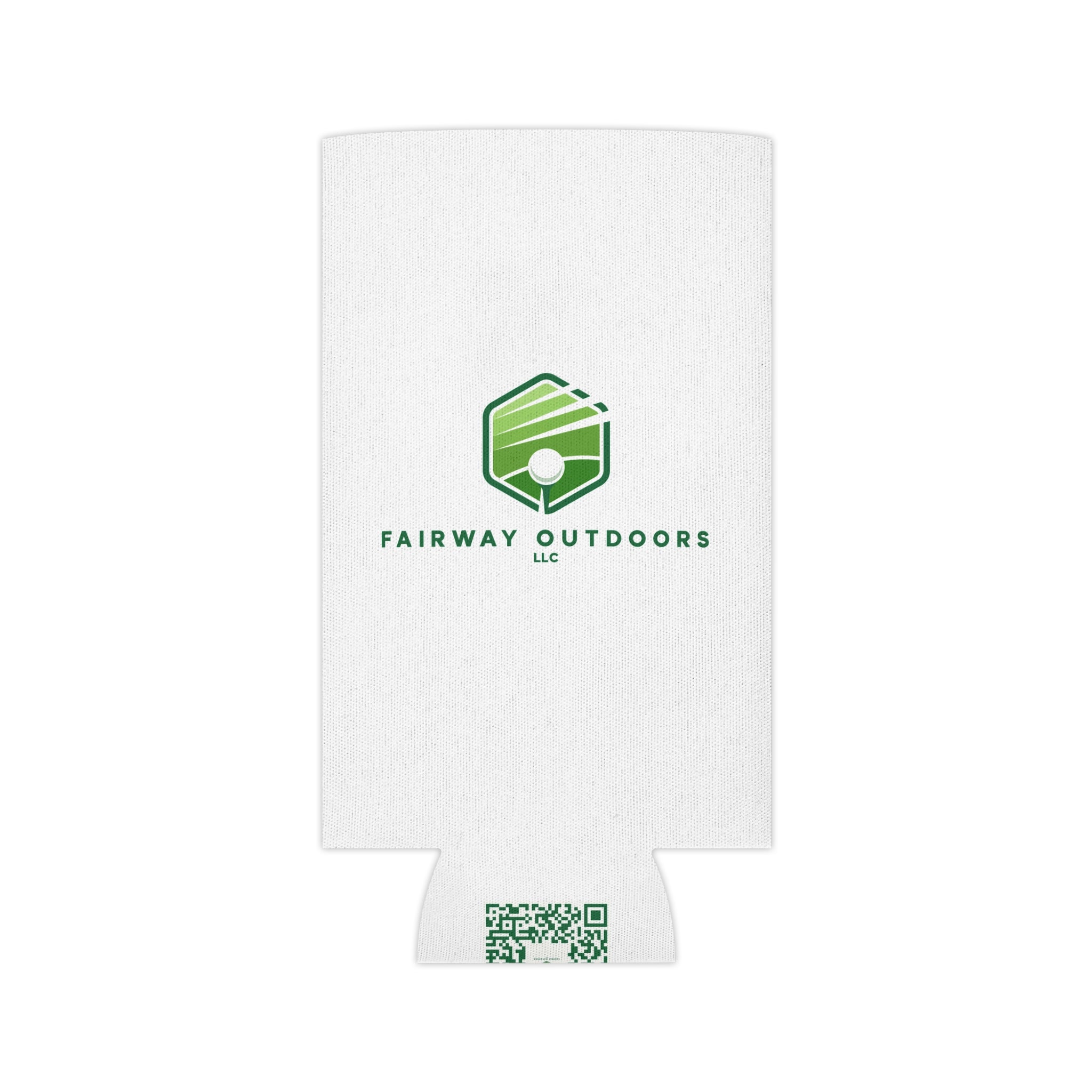 Fairway Outdoors Can Cooler — Golf Logo Beverage Koozie