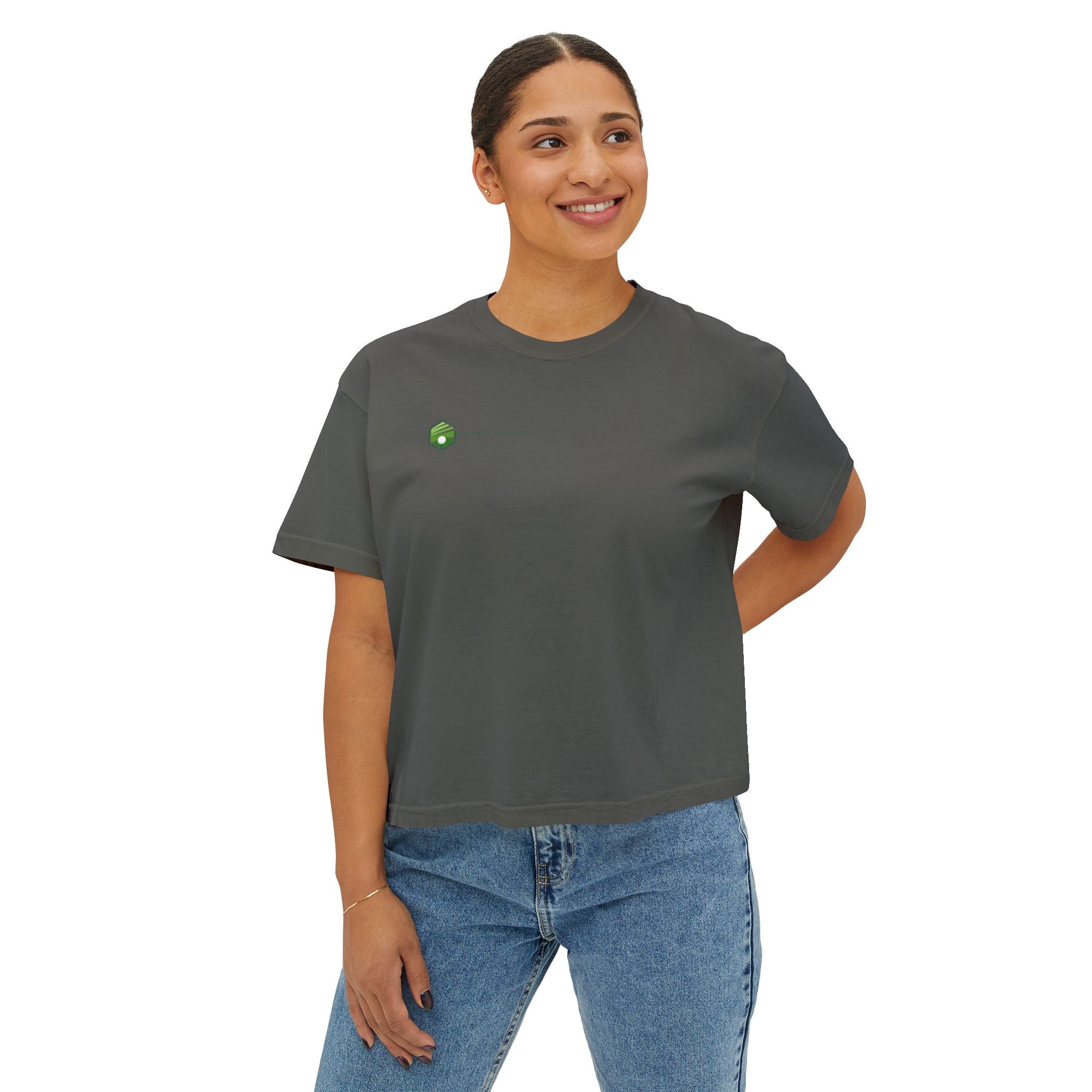 Fairway Boxy Tee — Women's Casual Top