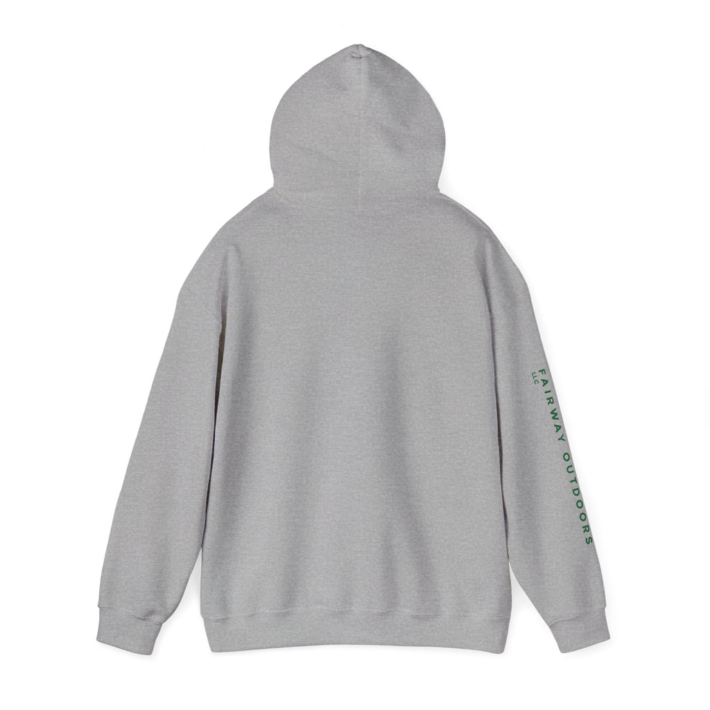 Fairway Outdoors Logo Hoodie — Minimal Golf Pullover Unisex
