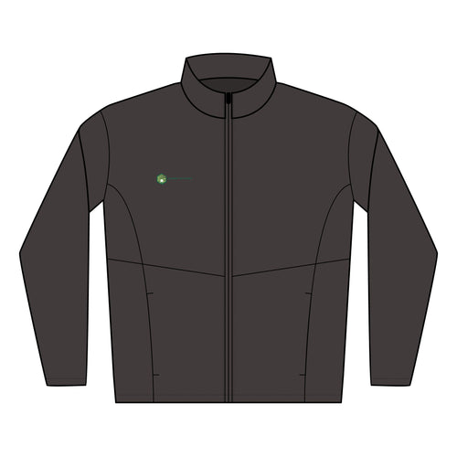 Embroidered Soft Shell Jacket — Men's Lightweight Windproof Layer