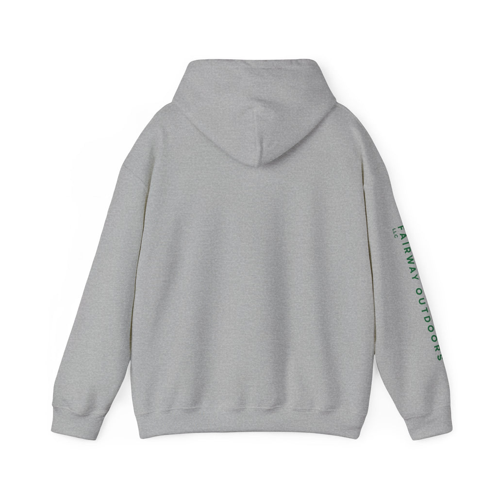 Fairway Outdoors Logo Hoodie — Minimal Golf Pullover Unisex