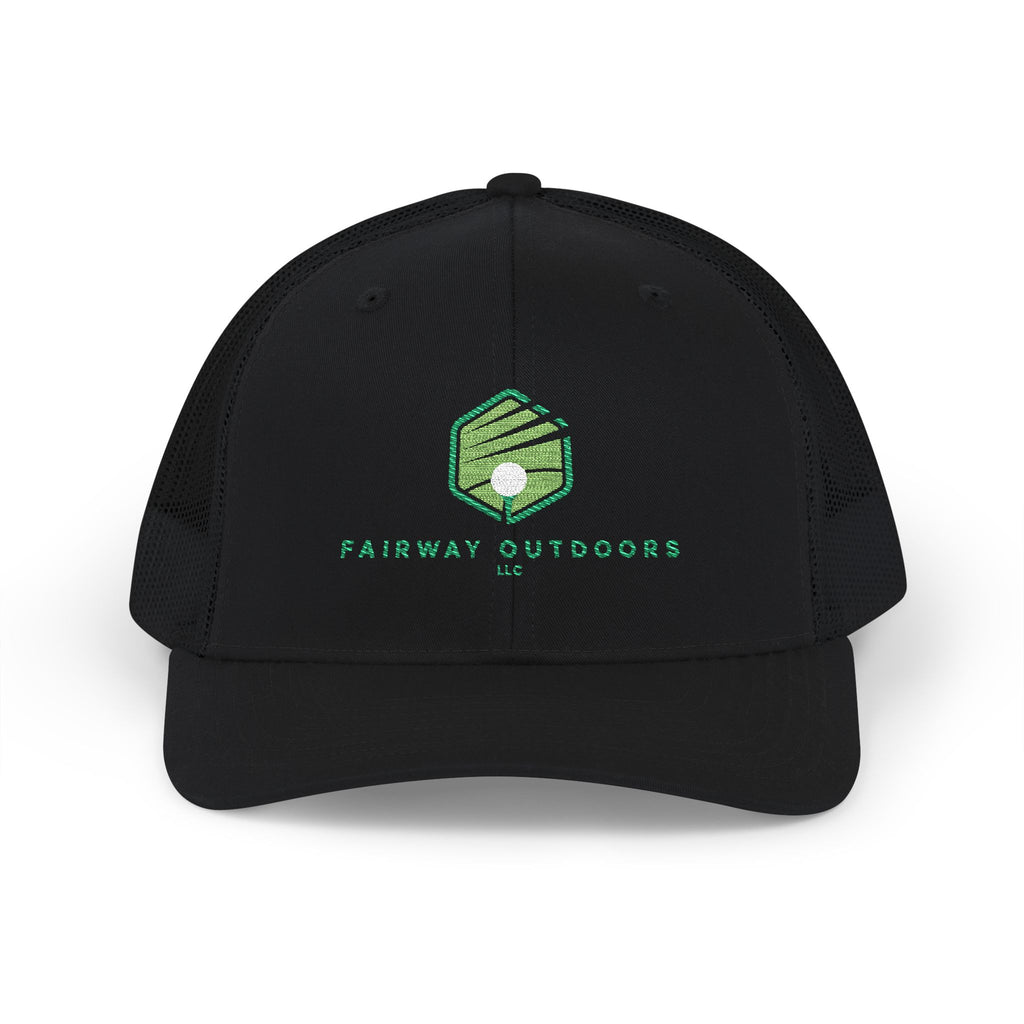 Trucker Cap — Fairway Outdoors Embroidered Golf Logo Snapback