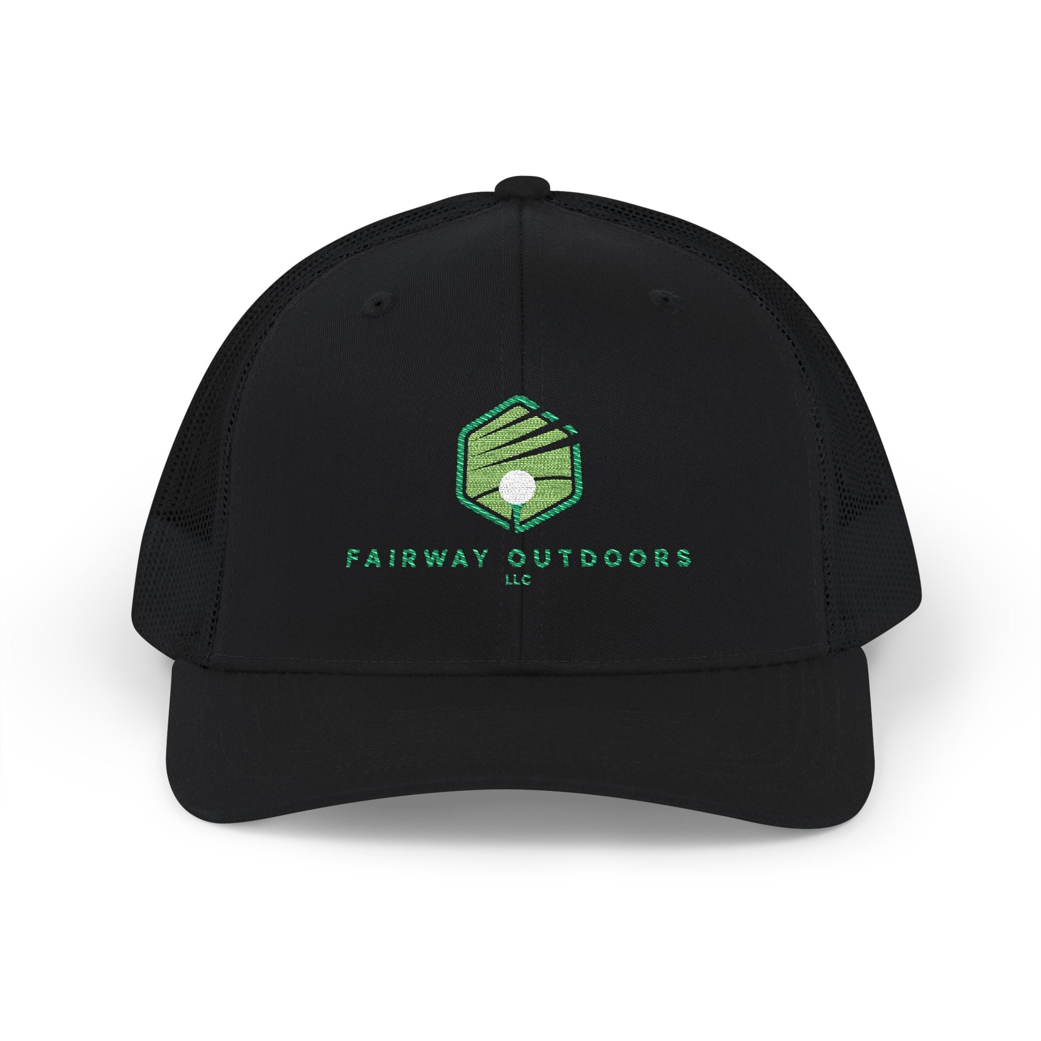 Trucker Cap — Fairway Outdoors Embroidered Golf Logo Snapback